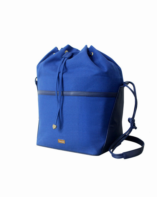 Blue Bucket Canvas Bag